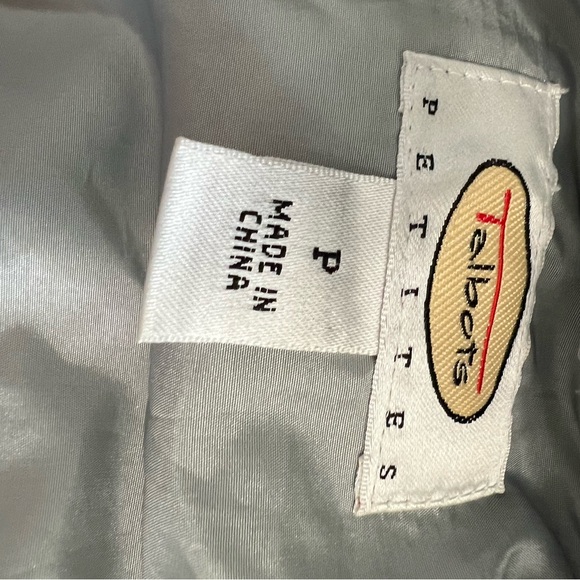 Talbots Light Gray Vest with removable Hood size P - Picture 4 of 9